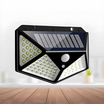 Solar Lights-Bright Solar Wireless Security Motion Sensor 100 Led Night Light for Home and Garden ,Outdoors