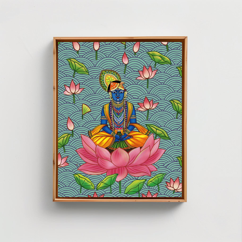 "The Seat of Purity" Lord Jagannath Painting: Hand painted