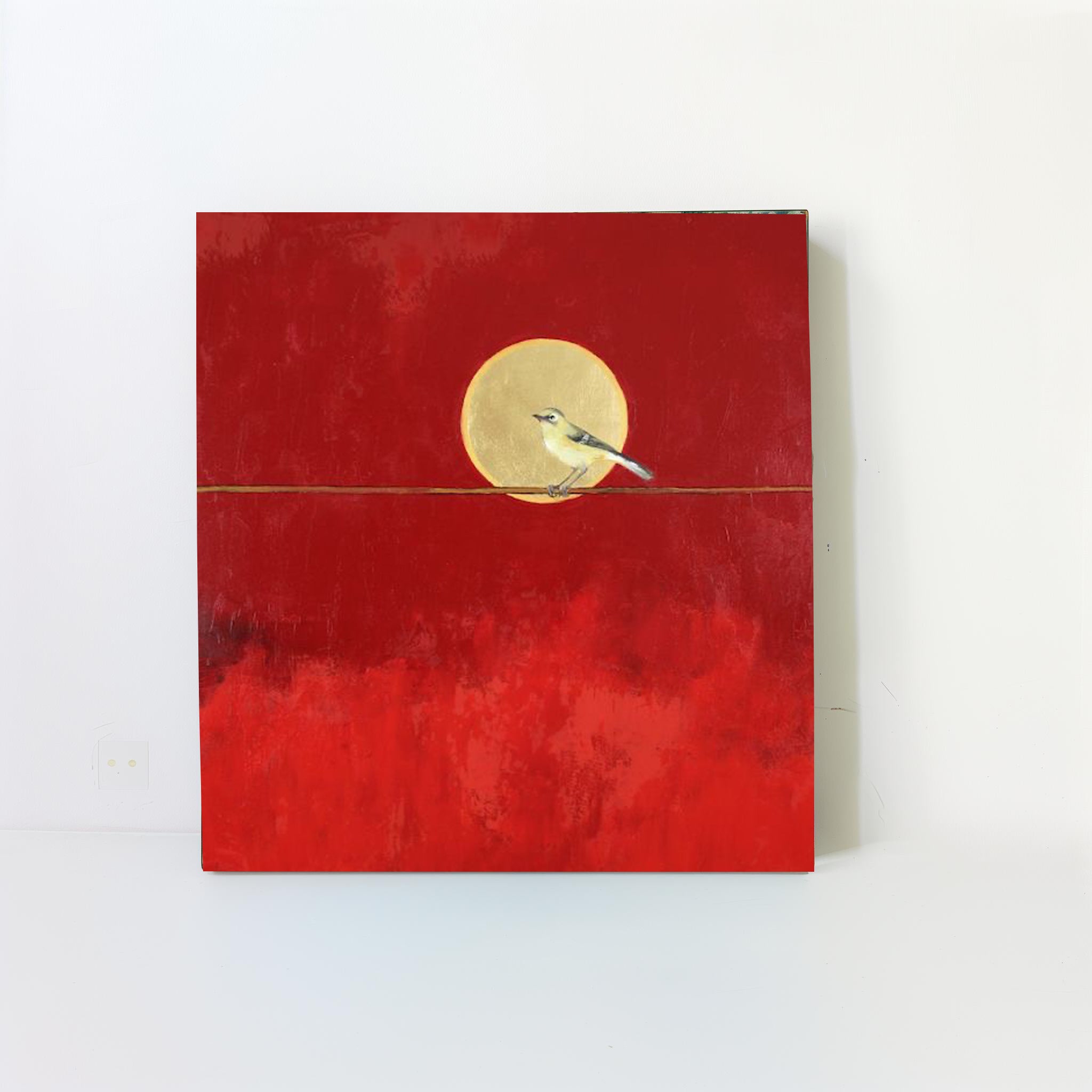 Serenity in Scarlet: The Gilded Watcher