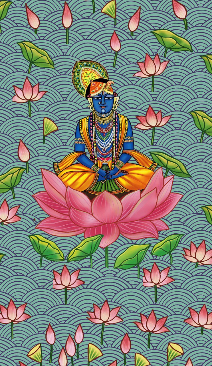 "The Seat of Purity" Lord Jagannath Painting: Hand painted