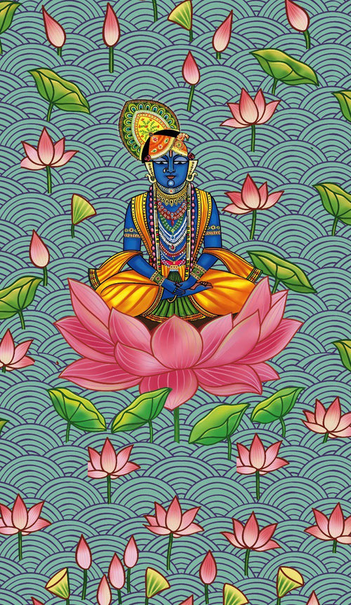 "The Seat of Purity" Lord Jagannath Painting: Hand painted