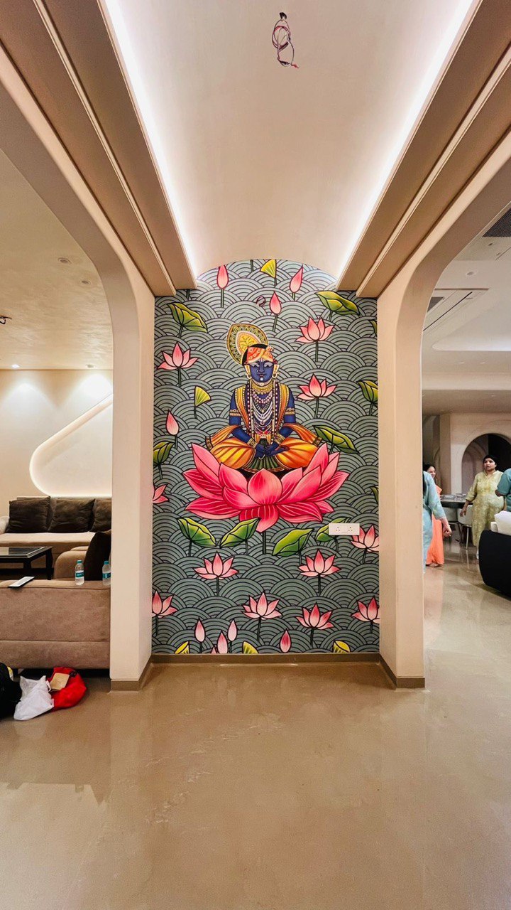 "The Seat of Purity" Lord Jagannath Painting: Hand painted